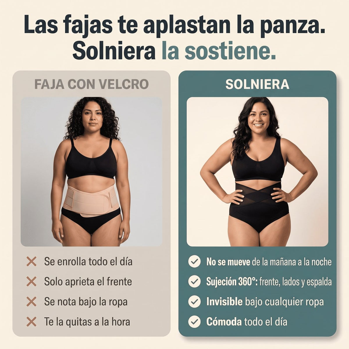 Ropa interior moldeadora de cintura alta para el posparto